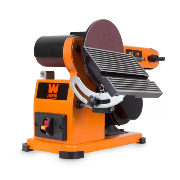 WEN 4 in. x 36 in. Belt and 6 in. Disc Corded Sander with Steel Base