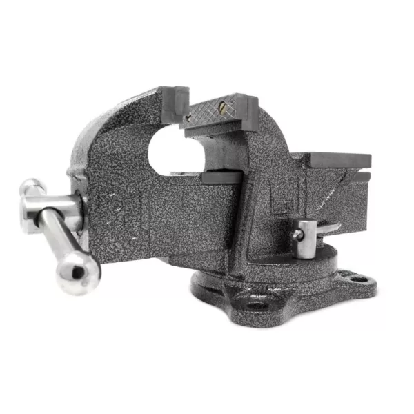 WEN 3 in. Heavy-Duty Cast Iron Bench Vise with Swivel Base