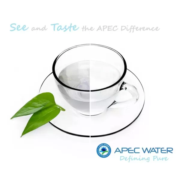 APEC Water Systems Ultimate Counter Top Reverse Osmosis Water Filtration System 90 GPD 4-Stage Portable and Installation-Free