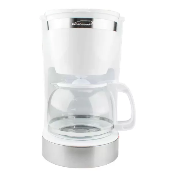 Brentwood Appliances 10-Cup White Coffee Maker