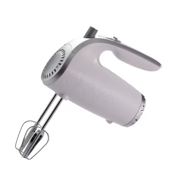 Brentwood 5-Speed White Hand Mixer