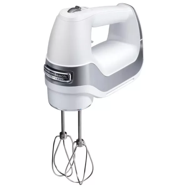 Hamilton Beach Professional 5-Speed White Hand MIxer