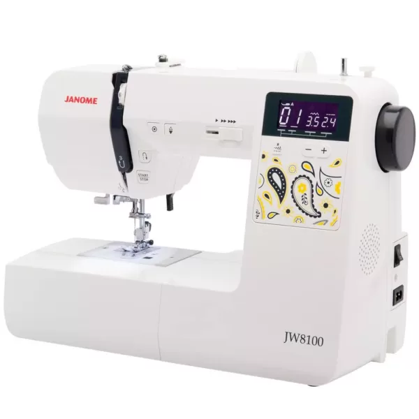 Janome JW8100 100-Stitch Sewing Machine with Bonus Accessories