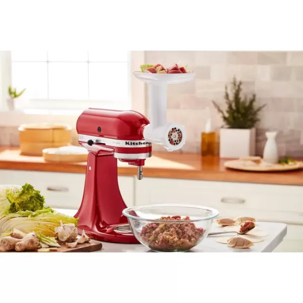 KitchenAid White Food Grinder Stand Mixer Attachment