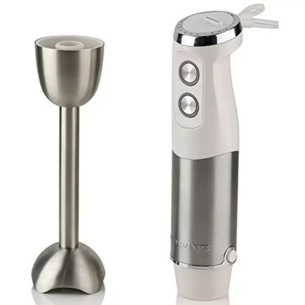 Ovente Multi-Purpose Immersion Blender, 500-Watt Hand Mixer, Stainless Steel Blades, 6-Speed Settings