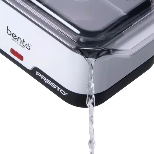 Presto Bento Box White 1.75 Cup Electric Steamer Ramen Noodle Cooker