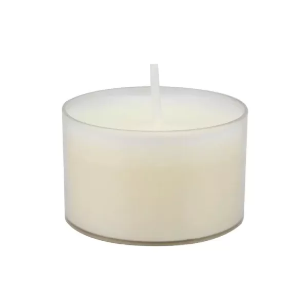 Stonebriar Collection Unscented Long Burning Clear Cup Tealight Candles (48-Pack)