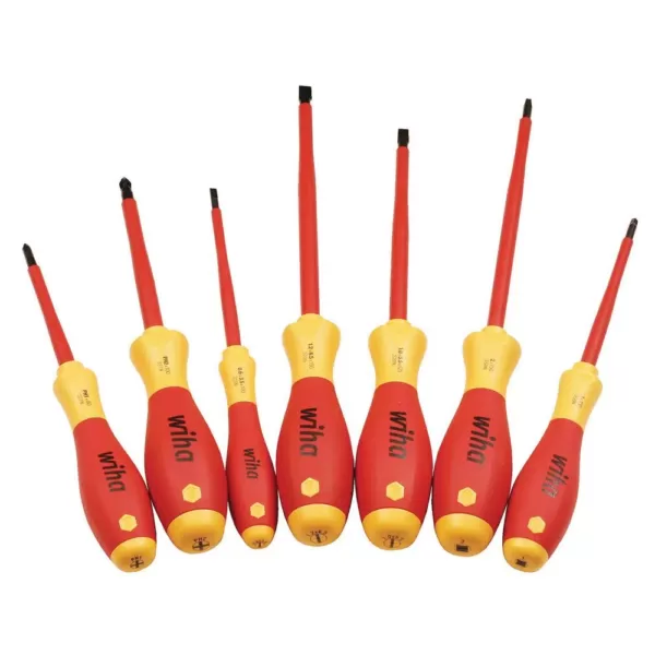 Wiha 7-Piece Insulated SoftFinish Screwdriver Set