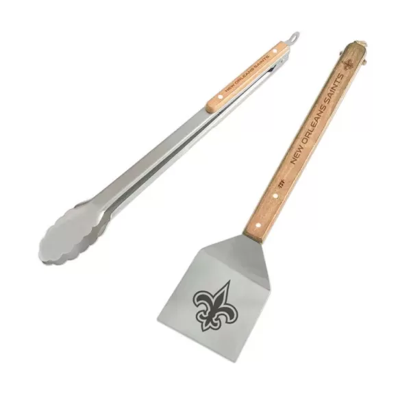 sportsvault New Orleans Saints 2-Piece BBQ Utensil Set