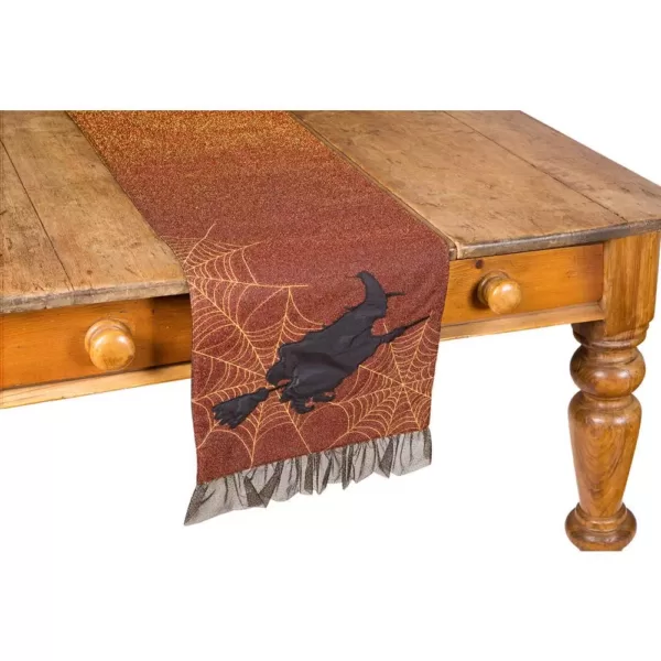 Xia Home Fashions 0.2 in. H x 13 in. W x 36 in. D Witching Hour Halloween Table Runner