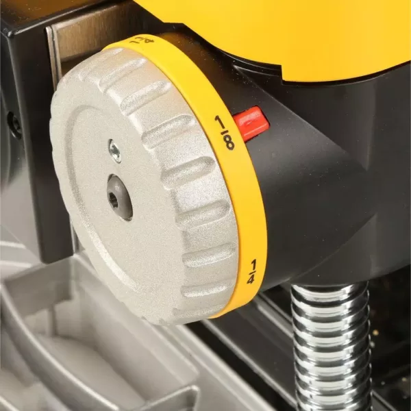 DEWALT 15 Amp Corded 13 in. Heavy-Duty 2-Speed Thickness Planer with (3) Knives, In Feed Table and Out Feed Table