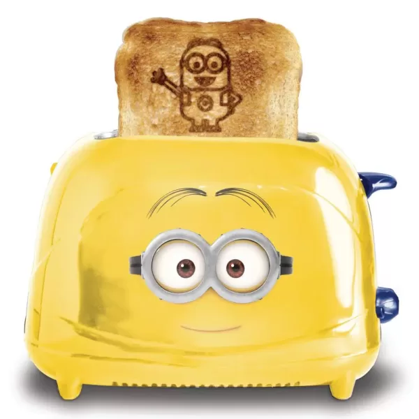 Uncanny Brands Minions Dave 2-Slice Yellow Toaster