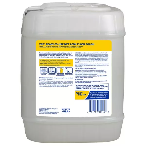 ZEP 5-Gallon Wet-Look Floor Polish