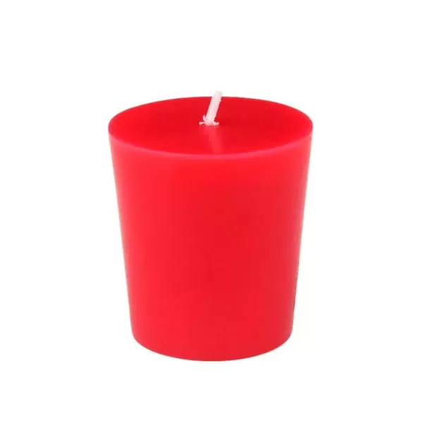 Zest Candle 1.75 in. Red Votive Candles (12-Box)